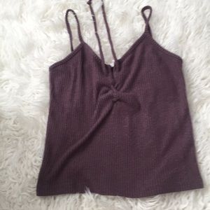 Pacsun front lace top